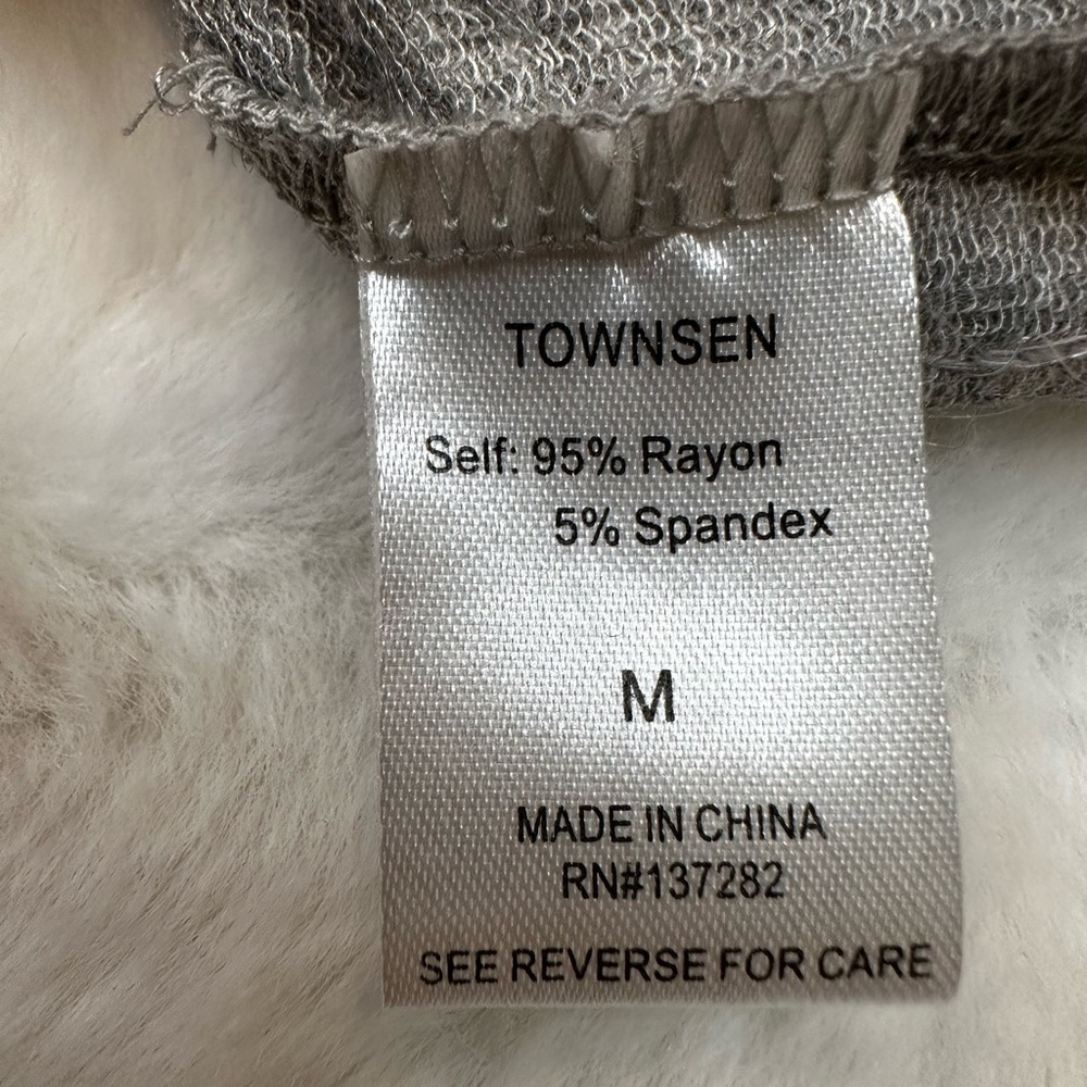TOWNSEN Gray Top with Silver Accents - Picture 9 of 9
